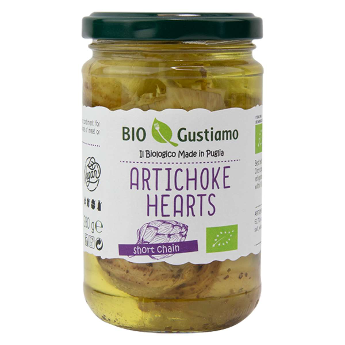 Bio-Gustiamo-Organic-Artichoke-Hearts-in-Oil-280g-Single-Packaging