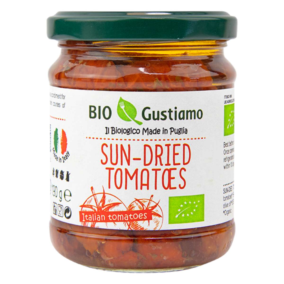 Bio-Gustiamo-Organic-Sun-Dried-Tomatoes-in-Oil-190g-Single-Packaging